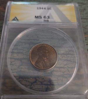 1944 Cent MS63RB ANACS Graded