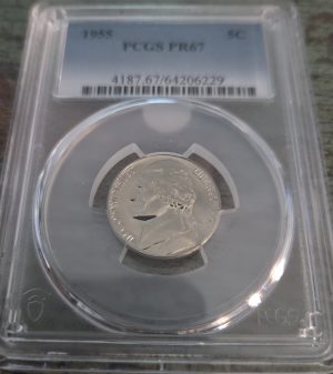 1955 Jefferson Nickel PR67 PCGS Graded